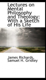 lectures on mental philosophy and theology with a sketch of his life_cover