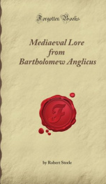 Mediaeval Lore from Bartholomew Anglicus_cover