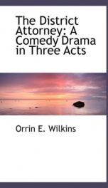 the district attorney a comedy drama in three acts_cover