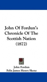 john of forduns chronicle of the scottish nation_cover