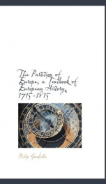 the partition of europe a textbook of european history 1715 1815_cover