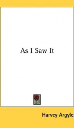 as i saw it_cover