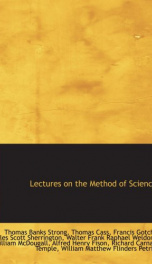 lectures on the method of science_cover