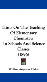hints on the teaching of elementary chemistry in schools and science classes_cover