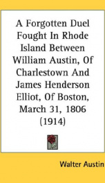 a forgotten duel fought in rhode island between william austin of charlestown_cover