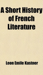 a short history of french literature_cover