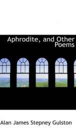 aphrodite and other poems_cover