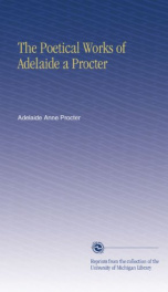the poetical works of adelaide a procter_cover