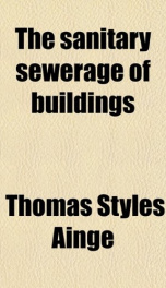the sanitary sewerage of buildings_cover