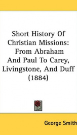 short history of christian missions from abraham and paul to carey livingstone_cover