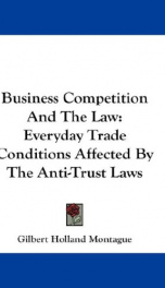 business competition and the law everyday trade conditions affected by the anti_cover