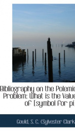 bibliography on the polemic problem what is the value of symbol for pi_cover