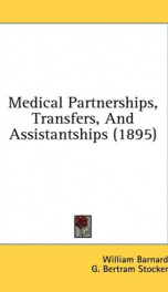 medical partnerships transfers and assistantships_cover