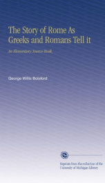the story of rome as greeks and romans tell it an elementary source book_cover