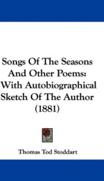 songs of the seasons and other poems_cover