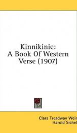 kinnikinic a book of western verse_cover