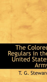 The Colored Regulars in the United States Army_cover