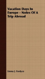 vacation days in europe notes of a trip abroad_cover