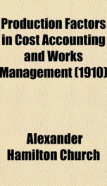 production factors in cost accounting and works management_cover