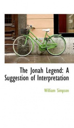 the jonah legend a suggestion of interpretation_cover