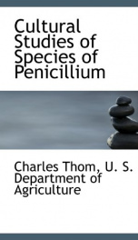 cultural studies of species of penicillium_cover