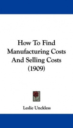 how to find manufacturing costs and selling costs_cover