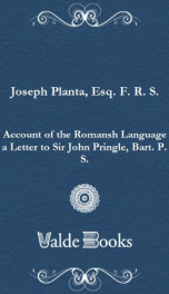 Account of the Romansh Language_cover