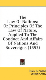 the law of nations or principles of the law of nature applied to the conduct a_cover