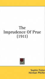 the imprudence of prue_cover