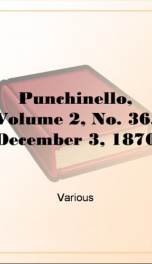 Punchinello, Volume 2, No. 36, December 3, 1870_cover