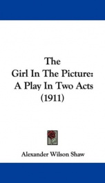 the girl in the picture a play in two acts_cover