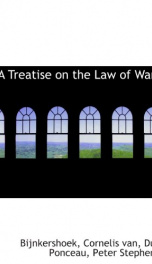 a treatise on the law of war_cover