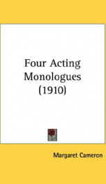 four acting monologues_cover
