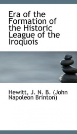 era of the formation of the historic league of the iroquois_cover