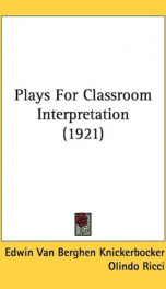 plays for classroom interpretation_cover