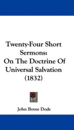 Twenty-Four Short Sermons On The Doctrine Of Universal Salvation_cover