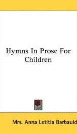 hymns in prose for children_cover