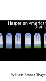 hesper an american drama_cover