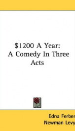 1200 a year a comedy in three acts_cover