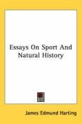 essays on sport and natural history_cover