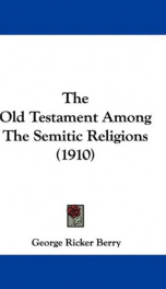 the old testament among the semitic religions_cover