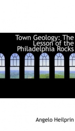 town geology the lesson of the philadelphia rocks_cover