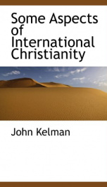 some aspects of international christianity_cover