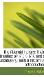 The Abenaki Indians_cover