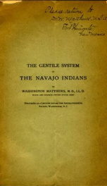 the gentile system of the navajo indians_cover