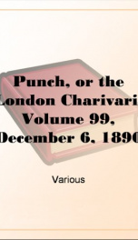 Punch, or the London Charivari, Volume 99, December 6, 1890_cover