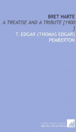 bret harte a treatise and a tribute_cover