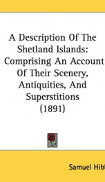 a description of the shetland islands comprising an account of their scenery a_cover