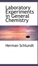 laboratory experiments in general chemistry_cover