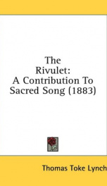 the rivulet a contribution to sacred song_cover